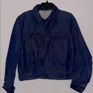Vintage Denim Jacket with belt